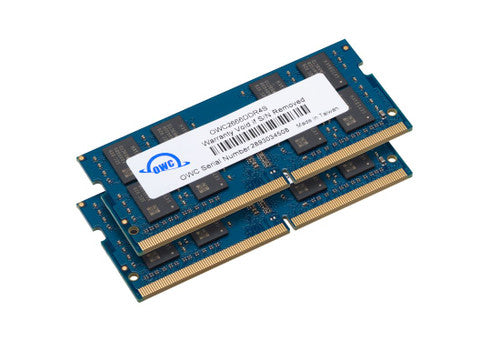 OWC 64GB (2 x 32GB) PC4-21300 DDR4 2666MHz SODIMMs ram memory upgrade OWC 64GB (2 x 32GB) PC4-21300 DDR4 2666MHz SODIMMs ram memory upgrade